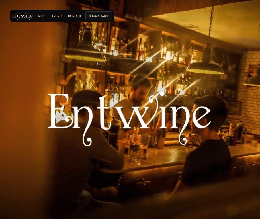 Entwine Cocktail Bar in New York