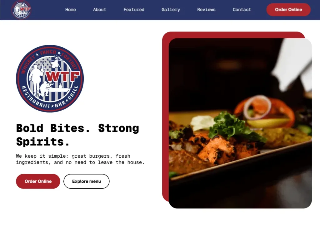 Whiskey Tango Foxtrot Restaurant Bar & Grill in Oakley